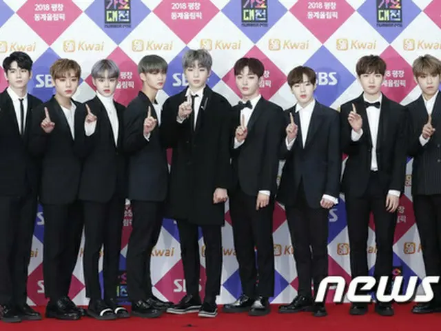 韓国ボーイズグループ「Wanna One」が、アメリカのビルボードが選ぶ「K-POP新人」1位になった。（提供:news1）