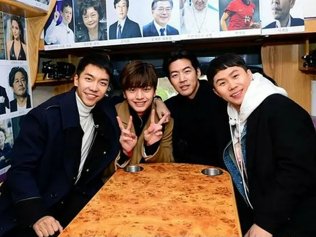 SBS「執事部一体」の制作陣は「若者4人組」の末っ子、ユク・ソンジェの早い回復を願った。（写真提供:OSEN)