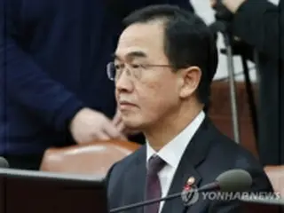 韓国統一相　北に会談提案か＝午後２時に会見