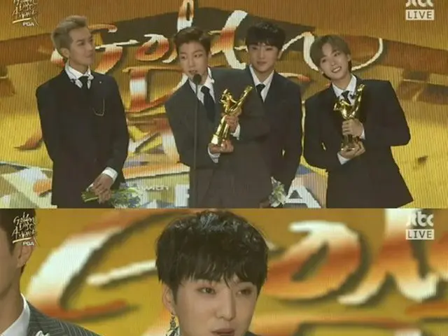 「第32回ゴールデンディスク授賞式」で韓国ボーイズグループ「BIGBANG」と「WINNER」、ガールズグループ「TWICE」が本賞を受賞した。（提供:OSEN）