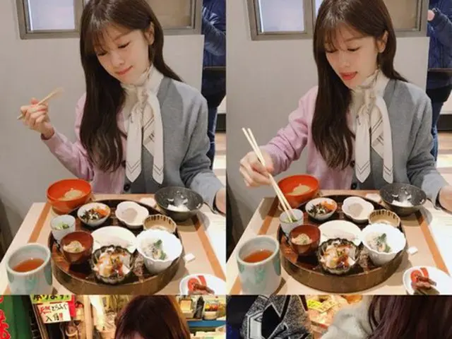 韓国女優チョン・ソミン（28）がイ・ジュン（29、元MBLAQ）との熱愛発覚後、日本での近況を伝えた。（提供:OSEN）