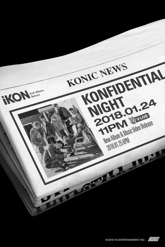 「iKON」、24日にカムバックV LIVEを放送！（提供:OSEN）