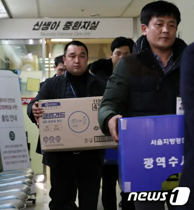韓国・大学病院での新生児死亡事故、主治医ら関係者8人を家宅捜査（提供:news1）