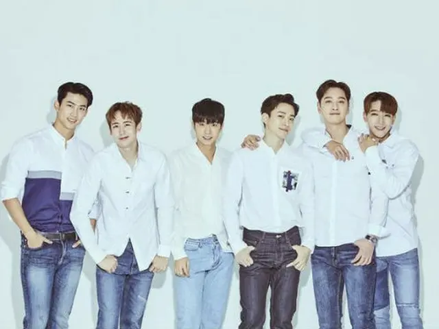 「2PM」が軍入隊中のテギョンも入れて6人の完全体で、19日江原道・平昌オリンピックプラザ・メダルプラザで開催される平昌冬季オリンピックヘッドライナーショーに出演する。（提供:OSEN）