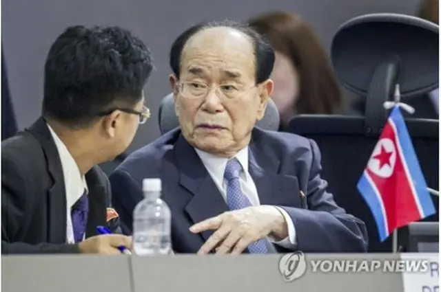 金永南氏＝（聯合ニュース）