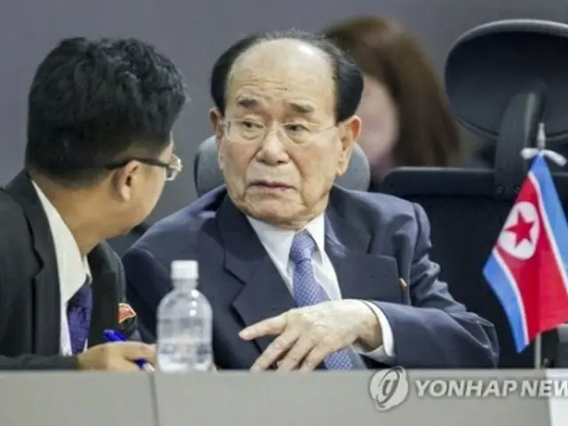 金永南氏＝（聯合ニュース）