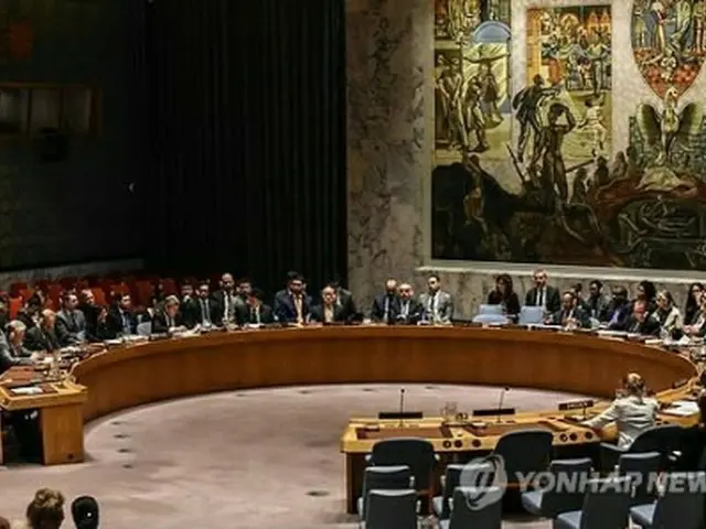 北朝鮮制裁問題を話し合う安保理（資料写真）＝（聯合ニュース）