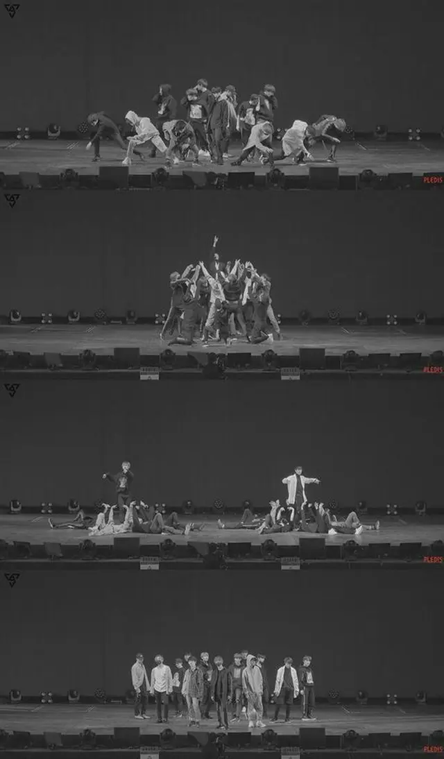 「SEVENTEEN」がタイトル曲「THANKS」の振付映像を公開した。(提供:OSEN）