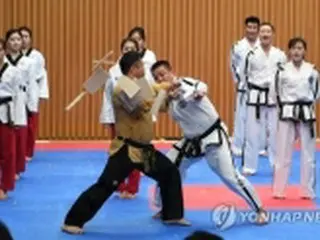 ［平昌五輪］南北テコンドー演武団がソウルで合同公演　協力する場面も