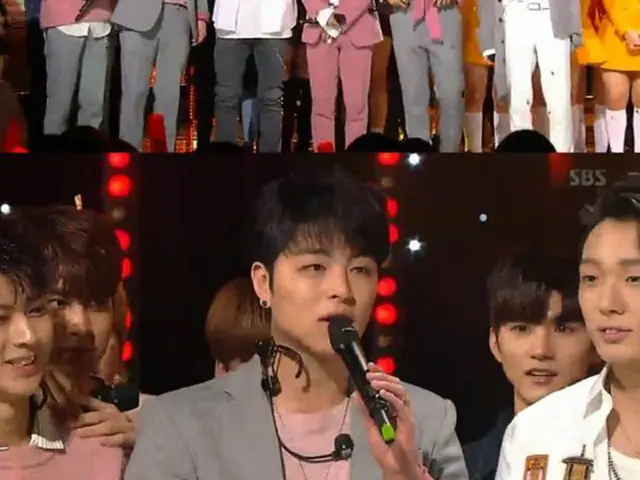 「iKON」がSBS「人気歌謡」で1位に輝いた。（提供:OSEN）