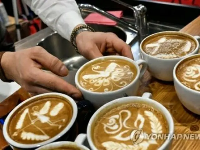 韓国のコーヒー市場は高成長が続いている（資料写真）＝（ＡＦＰ＝聯合ニュース）