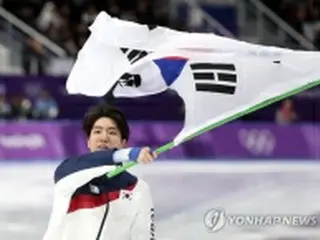［平昌五輪］スピード男子５００Ｍの車ミン奎 　僅差で銀メダル