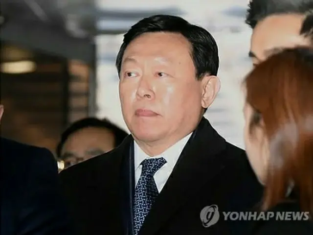 拘束された辛東彬氏（資料写真）＝（聯合ニュース）
