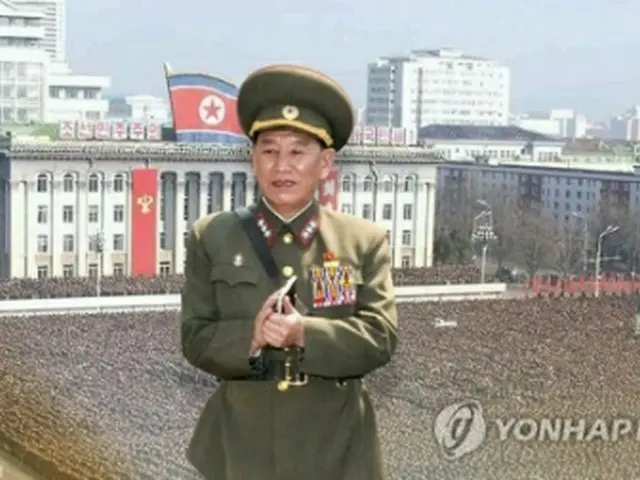 金英哲・党副委員長(聯合ニュースTV提供)=(聯合ニュース)