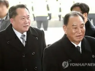 北朝鮮代表団がソウルの宿泊先到着　撃沈事件の質問には答えず