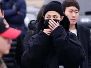 「BIGBANG」G-DRAGON、入隊場所に到着