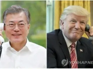 文大統領「北に近く特使派遣」　韓米首脳が電話会談