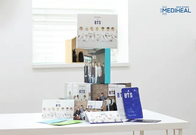 「防弾少年団」、世界的フェイスマスクブランド「MEDIHEAL」とコラボ！スペシャルフェイスマスクセット販売開始（オフィシャル/イメージ）