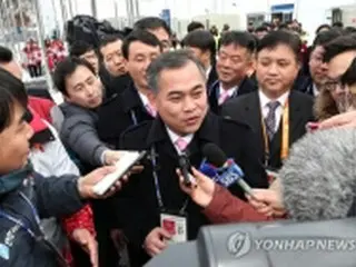 北朝鮮選手団選手村入り　「人民のあいさつ伝える」＝平昌パラ