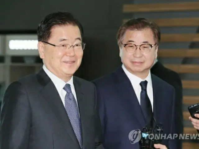 鄭氏（左）と徐氏＝（聯合ニュース）