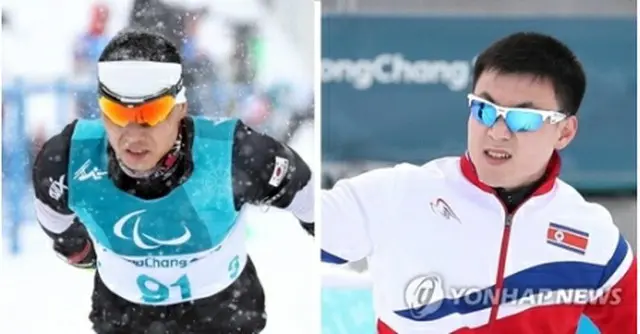 シン・ウィヒョン選手（左）とキム・ジョンヒョン選手（資料写真）＝（聯合ニュース）