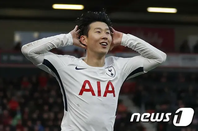 ＜サッカー＞トッテナムのソン・フンミン、ボーンマス戦で2得点＝勝利に貢献（提供:news1）