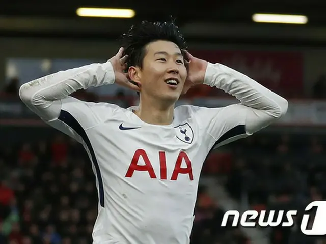 ＜サッカー＞トッテナムのソン・フンミン、ボーンマス戦で2得点＝勝利に貢献（提供:news1）