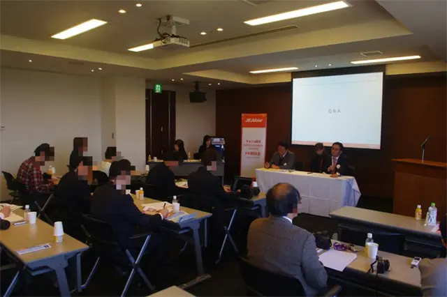 PR懇談会質疑応答の様子