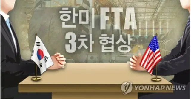 韓米ＦＴＡの改定に向けた１５日の交渉は７時間半に及んだ＝（聯合ニュース）