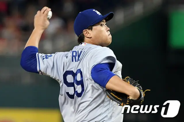 ＜MLB＞リュ・ヒョンジン、ドジャース5先発に確定＝4月3日のダイヤモンドバックス戦で初登板へ