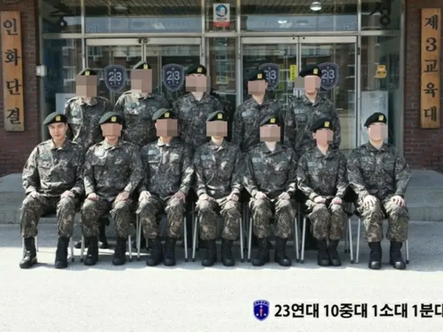 俳優イ・ミンホ、軍隊での写真を公開（提供:news1）