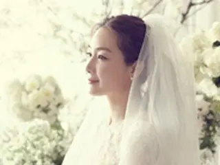“電撃結婚”女優チェ・ジウ、ウェディング写真を公開