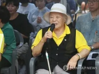 自身の体験伝えた慰安婦被害者が死去　生存者29人に＝韓国