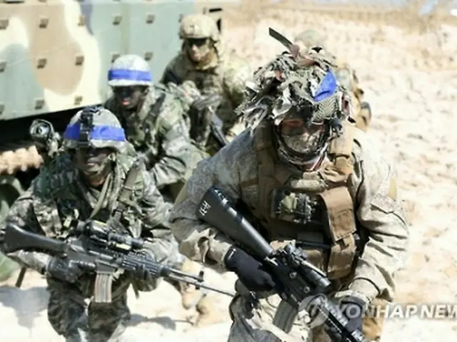 韓米軍による上陸訓練（資料写真）＝（聯合ニュース）