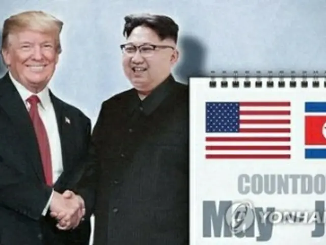 トランプ氏が米朝首脳会談の時期に言及した（コラージュ）＝（聯合ニュース）
