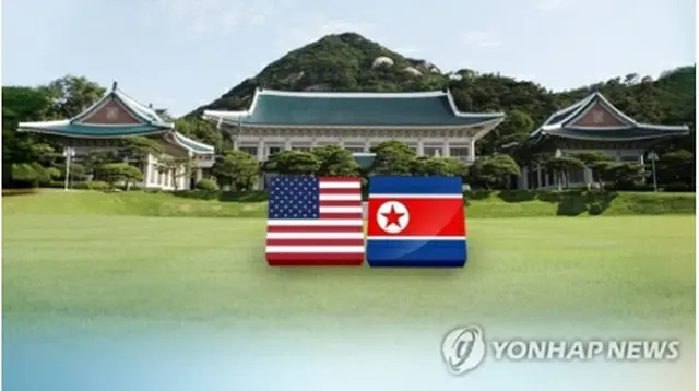 トランプ大統領は米朝会談の開催は５月か６月上旬になると述べた（資料コラージュ、聯合ニュースＴＶ）＝（聯合ニュース）