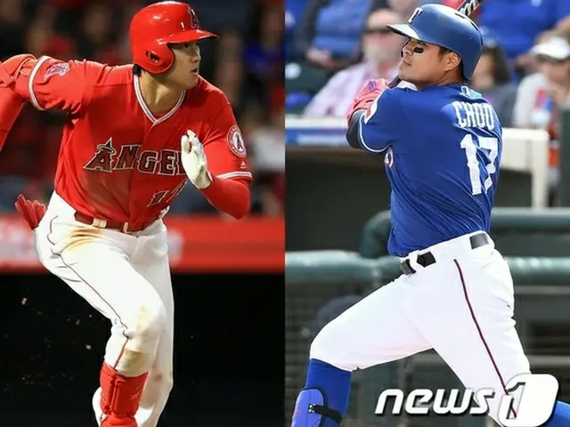 韓国出身のメジャーリーガー、チュ・シンス（35、テキサス・レンジャーズ）と日本の“二刀流”大谷翔平（23、ロサンゼルス・エンゼルス）による“日韓指名打者対決”が実現した。