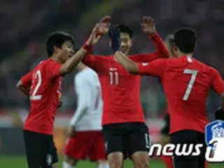 ＜サッカー＞FIFAランキング、韓国は2ランクダウンの61位に