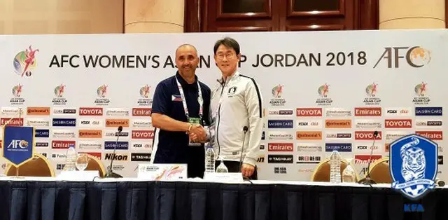ユン・ドクヨ監督が率いる韓国女子サッカー代表チームが17日（日本時間）ヨルダンで2018年アジアサッカー連盟（AFC）アジアカップ5～6位決定戦をおこなう。（提供:OSEN）