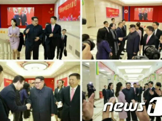 北朝鮮の金正恩（キム・ジョンウン）国務委員長が中国芸術団のバレエ舞踊劇を李雪主（リ・ソルジュ）夫人と共に鑑賞した。朝鮮中央通信が17日、報道した。
