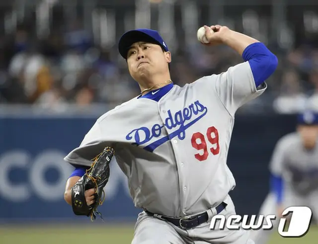 ＜MLB＞リュ・ヒョンジン、3年9か月ぶりの連勝…パドレス戦で6イニング9Kの好投