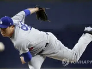 ドジャース柳賢振　９奪三振で今季２勝目