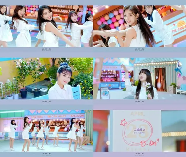 韓国ガールズグループ「LOVELYZ」のタイトル曲の1分ミュージックビデオ（MV）ティザー映像がベールを脱いだ。（提供:news1）