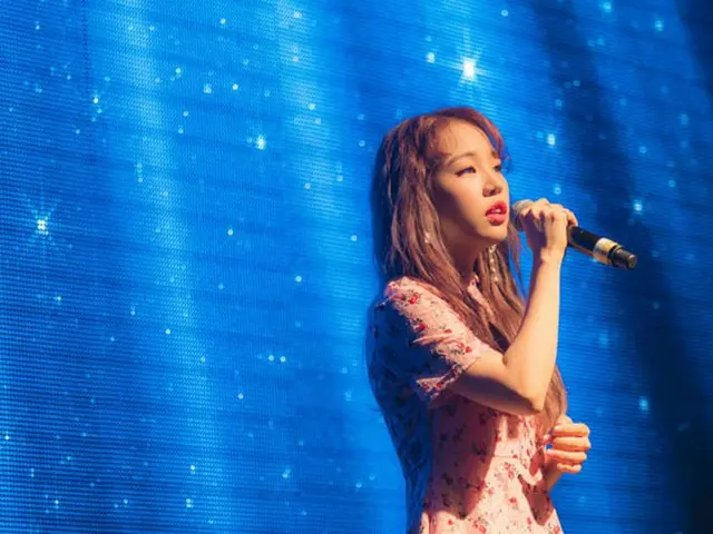 歌手ペク・アヨン、初の台北公演を成功裏に終了 「感動の涙…」（提供:OSEN）