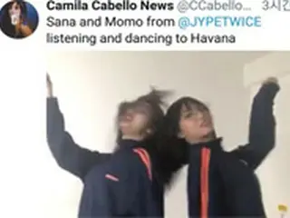 カミラ・カベロ、「TWICE」モモ＆サナの「Havana」カバーダンスに関心示す…映像に「いいね」