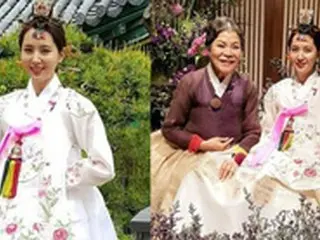 挙式終えた女優ハン・チェア、ブーケは「一般人の友人がキャッチ」