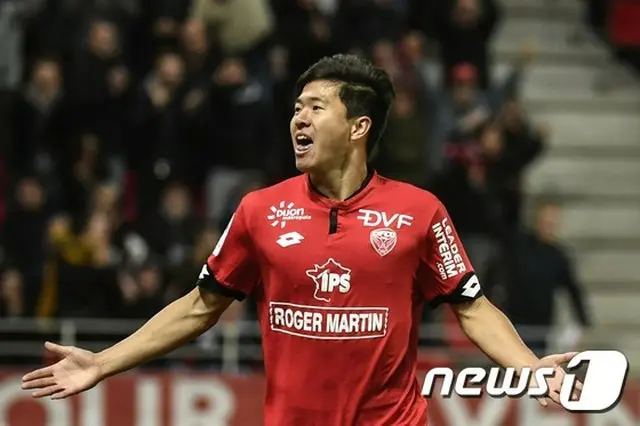＜サッカー＞“シーズン10号ゴール”クォン・チャンフン、仏媒体選定の週間ベスト11に