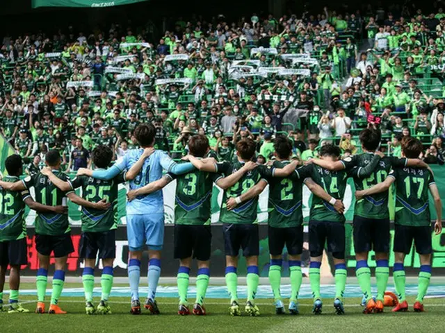 ＜サッカー＞全北現代、4月最もファンを楽しませた「FAN-TASTY」に選定