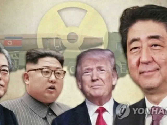 韓米日朝の首脳(コラージュ)=(聯合ニュース)