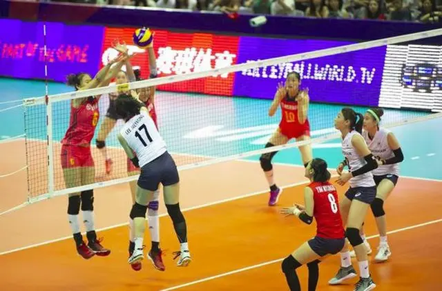 ＜バレーボール＞韓国女子代表、世界1位の中国を撃破（提供:news1）